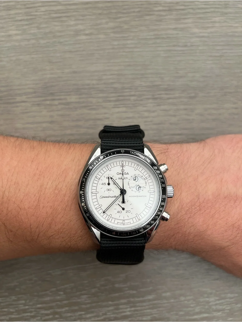 Chronograph Metal Case Mod - Moonphase
